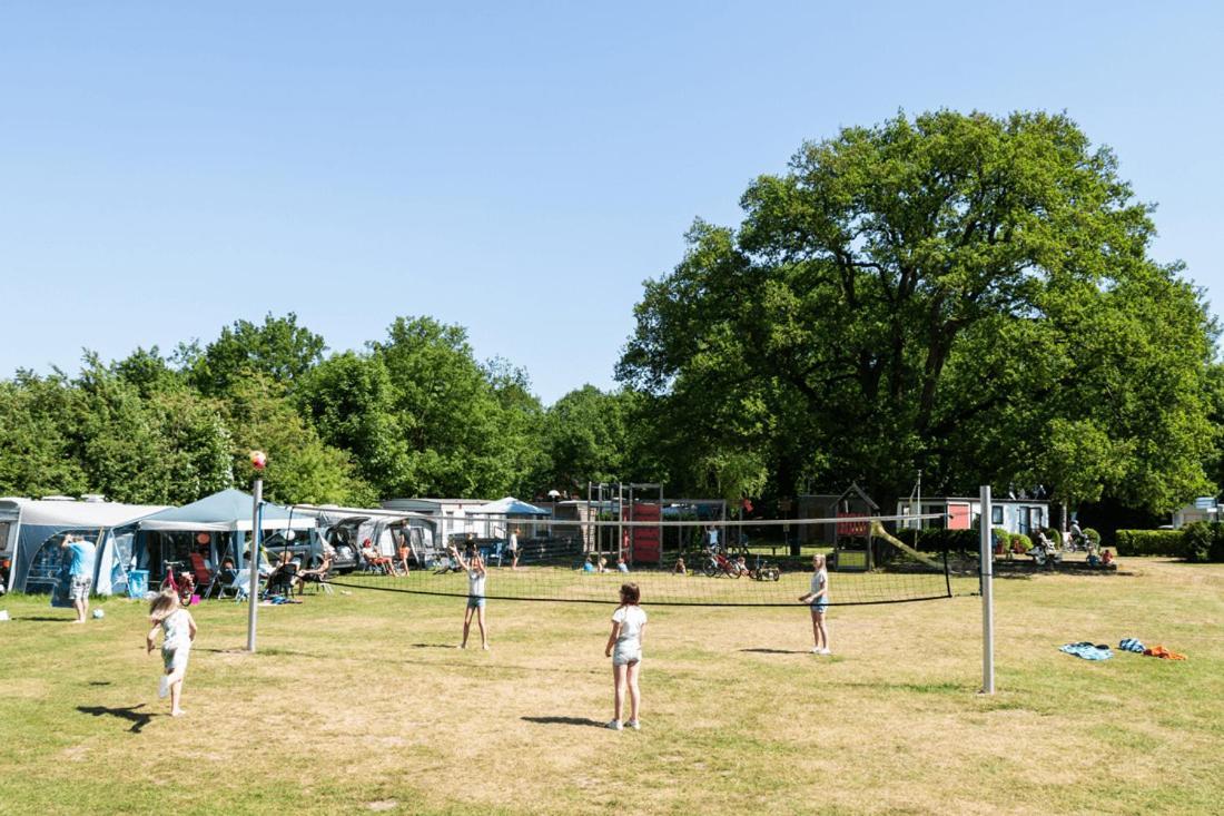 Chalet 'T Rijsterbos Op Camping Met Zwembad! Villa Esterno foto